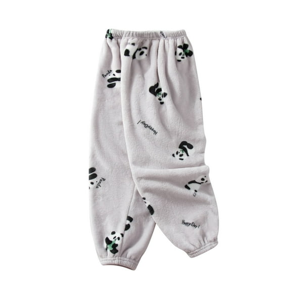 Iyufng Toddler Kids Girls Pants,Toddler Girl Pants Fashionable Men's and Women's Printed Warm Plush Thick Men's and Women's Long Sleepers,Baby Girl Pants