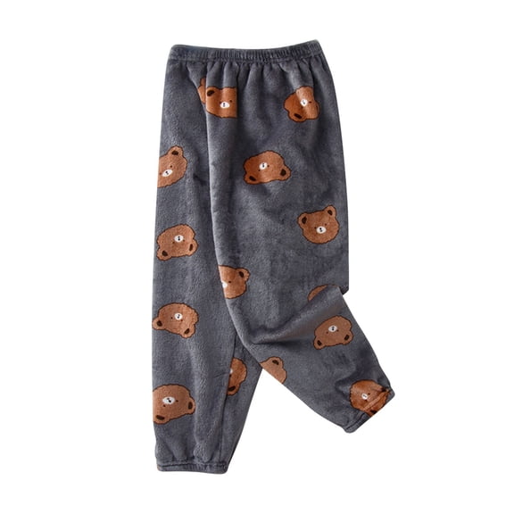 Iyufng Toddler Kids Girls Pants,Toddler Girl Pants Fashionable Men's and Women's Printed Warm Plush Thick Men's and Women's Long Sleepers,Baby Girl Pants