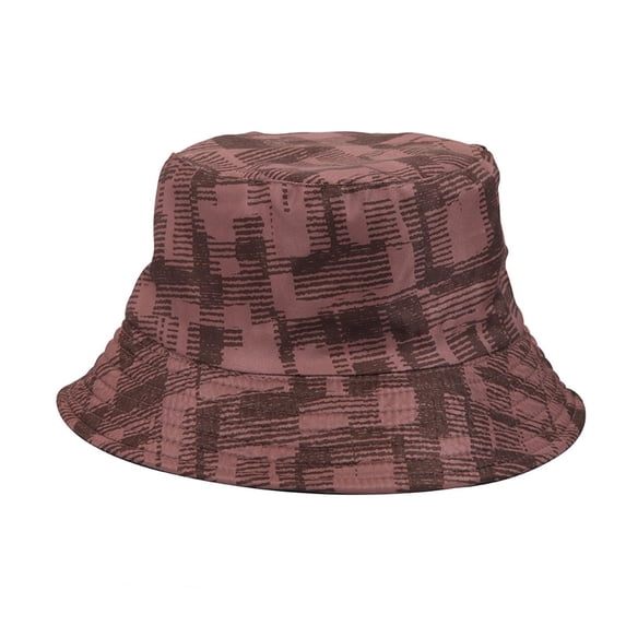 Iyufng Unisex Bucket Hat Checkered Printed Summer Casual Outdoor Sun Hat