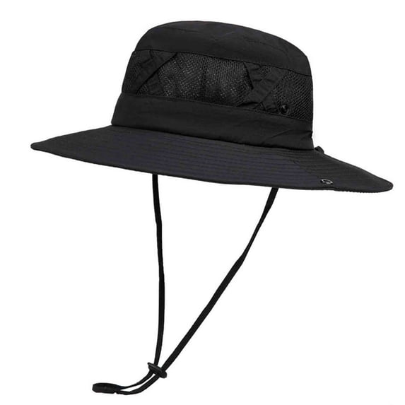 Iyufng Unisex Sun Hat Outdoor Hiking Bucket Hat with Adjustable Drawstring