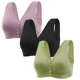 thumbnail image 1 of Iyufng Wireless Bras for Women Plus Size,Women's Push up Bra,Sexy Non Magnetic and Non Steel Ring Gathered Bra with Thin Cup and Adjustable Sexy Lace Bra Underwear,Womens Bras, 1 of 3