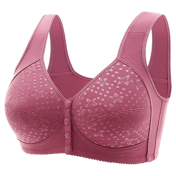 Iyufng Wireless Bras for Women Plus Size,Women's Push up Bra,Woman's Embroidered Glossy Comfortable Breathable Bra Underwear No Rims,Womens Bras