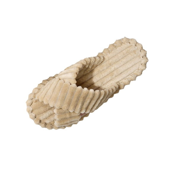 Iyufng Women's Crisscross Strap Fluffy Slide Slippers Scalloped Edge Open Toe Cozy Indoor House Shoes