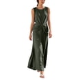 thumbnail image 1 of Iyufng Women's Maxi Dresses Summer Fashion Sleeveless Dress Casual Cross-Strap Loose Dress, 1 of 7