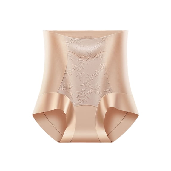 Iyufng Women's Shapewear Panties High Waist Tummy Control Underwear Solid Color Soft Panties