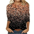 thumbnail image 1 of Iyufng Womens Tops 3/4 Sleeve,Shirts for Women Plus Size,Women Casual Shirts Pullover Loose Tunic Tops Print Blouse, 1 of 1
