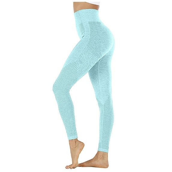 Iyufng Yoga Leggings for Women,Yoga Pants Plus Size Fashion Women Hip Seamless Point High Waist Speed Dry Pants Fitness Yoga Pants