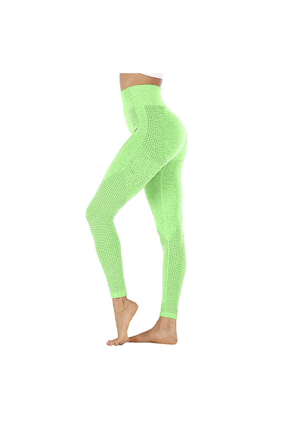 Yoga Leggings for Women,Yoga Pants Plus Size Fashion Women Hip Seamless Point High Waist Speed Dry Pants Fitness Yoga Pants
