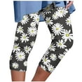 thumbnail image 1 of Iyufng Yoga Leggings for Women,Yoga Pants Plus Size Womens Athletic Cropped Pants Floral Printing Casual Elastic Waist Beach Pants, 1 of 5