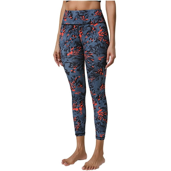 Iyufng Yoga Leggings for Women,Yoga Pants Plus Size Clearance,Women's Fashion Printed Yoga Pants High Stretch Sports Fitness Pants,Womens $15 & under