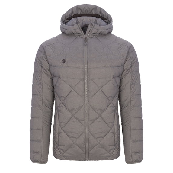 Izas Andes Men's Hooded Mount-Loft Padded Jacket (X-Large, Grey)