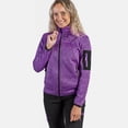 thumbnail image 1 of Izas Dimasa Women's Full Zip Knit Fleece Sweatshirt (Medium, Purple), 1 of 5