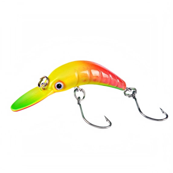 Izexuh Fishing Lure New Color Minnow Hard,Small Size Stream Fishing Artificial Bait,Lifelike 3D Eye Hard Tackle for Trout,Chub and Small Predator Fish