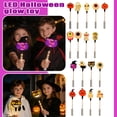 thumbnail image 1 of Izexuh LED Glow Stick Halloween Lights Skull Head Design Bright Illumination ABS Plastic Portable Handle for Night Parade Party Event, 1 of 6