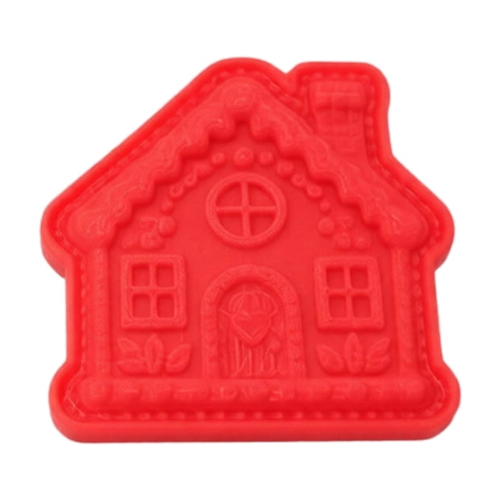 Single Candy.com Izexuh Mini Christmas Gingerbread House Pie Mold,Single Plastic Press ...