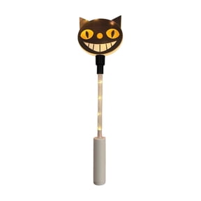 Izexuh Skull LED Glow Stick Halloween Lights Bright Portable Light ABS Plastic Handle for Night Parade Party Event Decor
