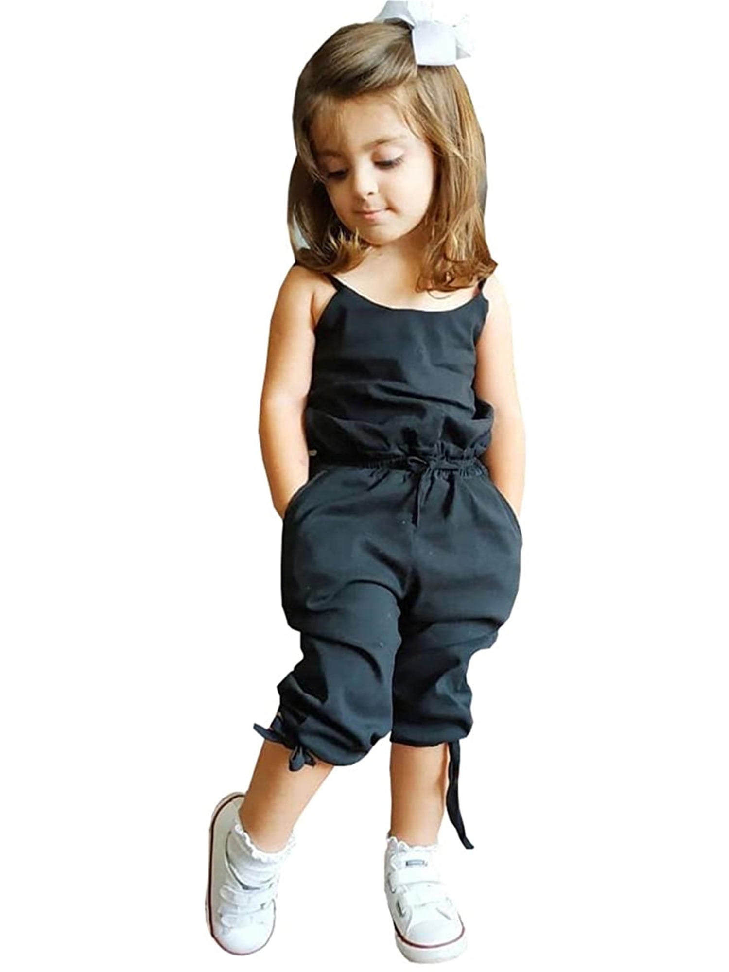 Baby girl clearance black dungarees