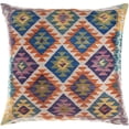 thumbnail image 1 of Izmar IZR-001 20"H x 20"W Square Pillow Cover Beige/Violet/Lilac/Pink/Blush/Mint, 1 of 3