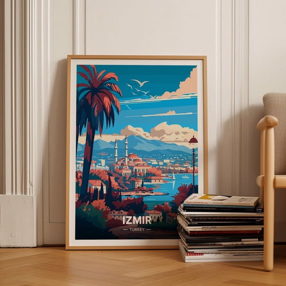 Izmir Turkey Cityscape Wall Decor