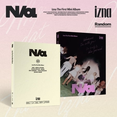 Wakeone Izna Music Album Random Cover with Photobook, Lyrics, 7pc
