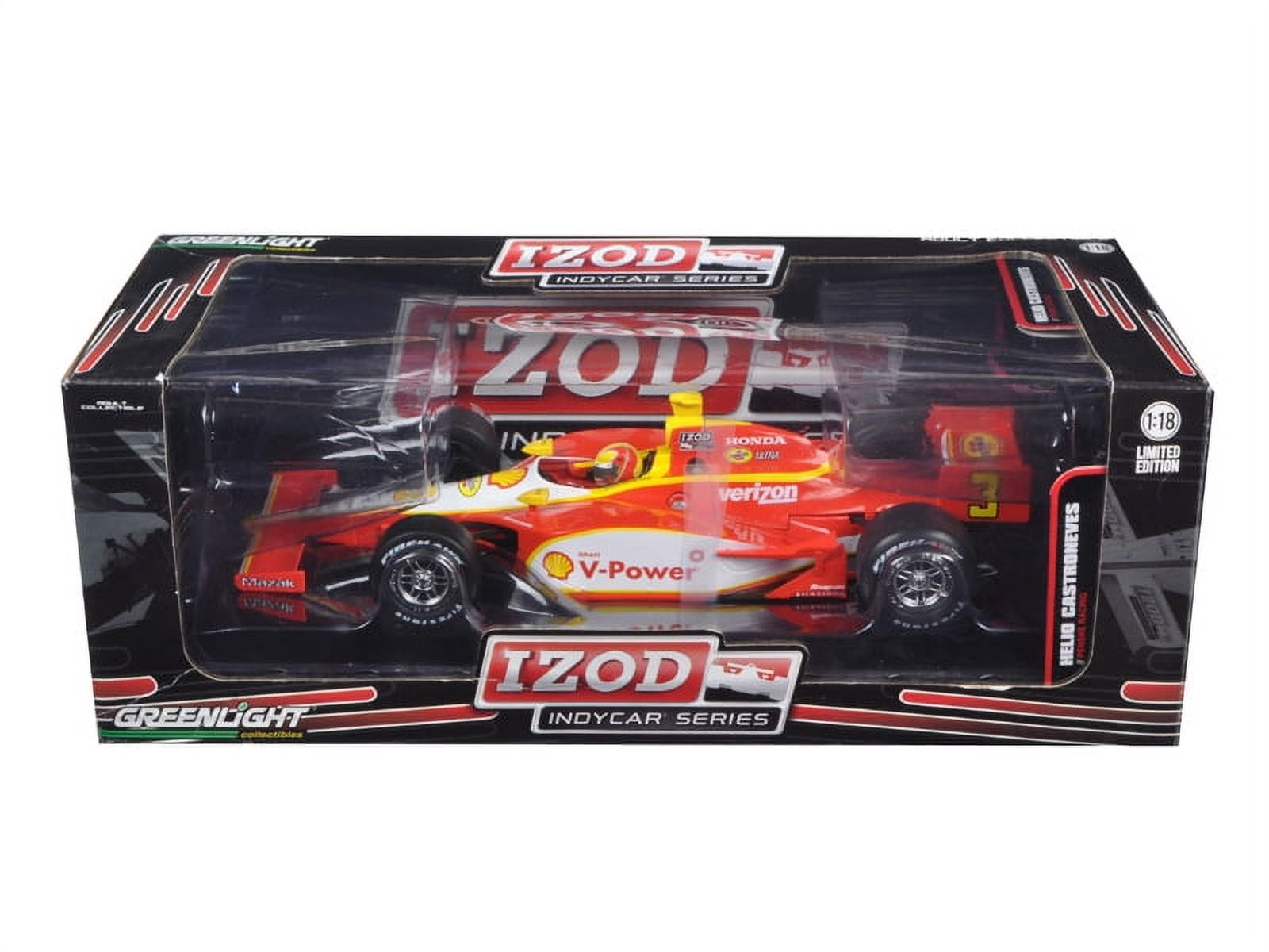 Izod 2011 Indy Car Helio Castroneves Penske Racing \Shell\ 1/18