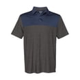 thumbnail image 1 of Izod B12598096 Colorblocked Space-Dyed Sport Shirt, Asphalt & Navy - Extra Large, 1 of 3