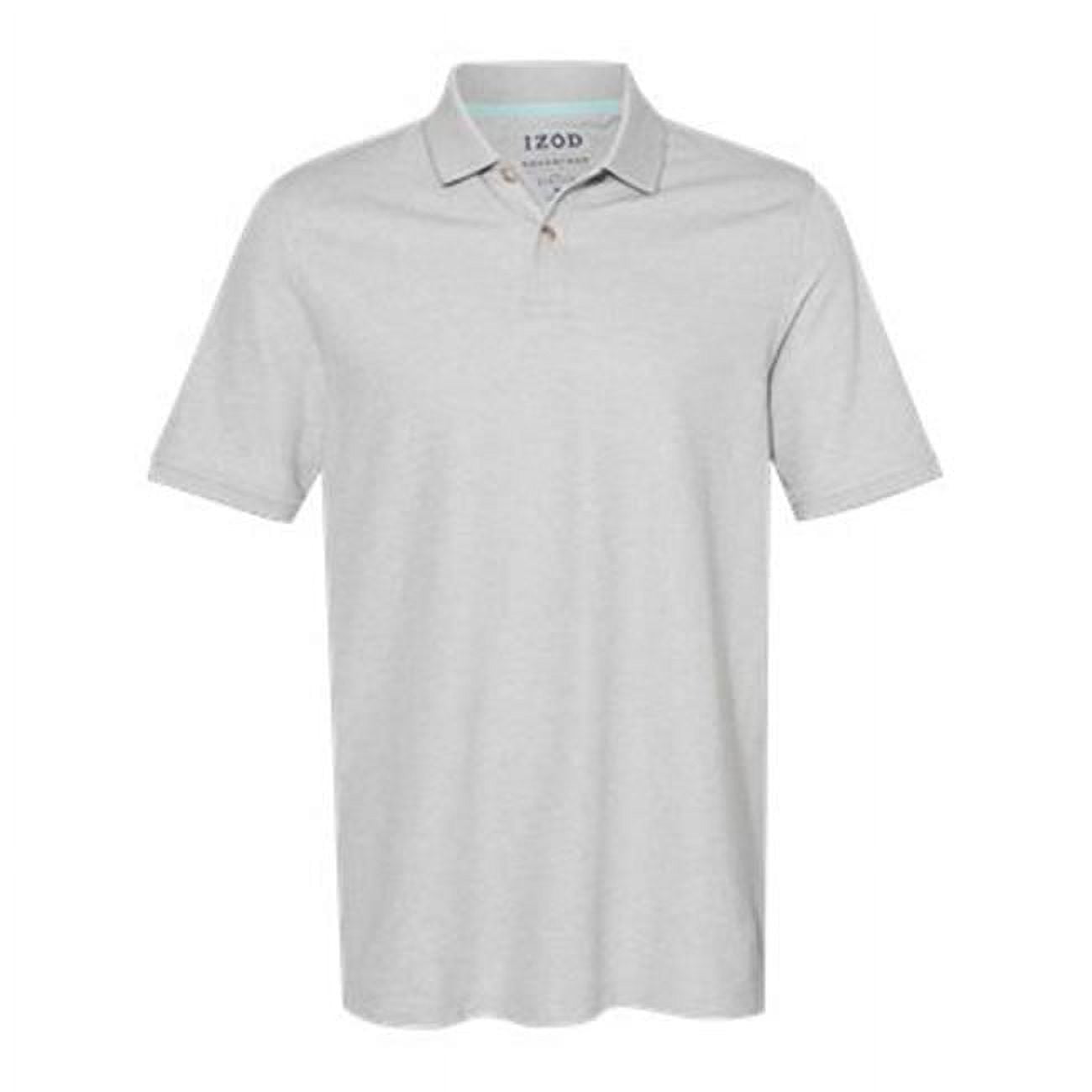 IZOD Advantage Performance Sport Shirt in Light Grey Heather 3XL | 13GK461