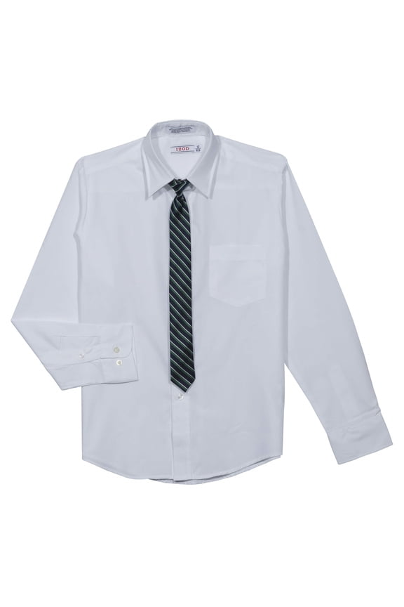 Boys Long Sleeve Shirt & Tie Set (8