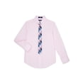 thumbnail image 1 of Izod Boys Two Tone Gingham Shirt & Tie 2-Pack, Sizes 8-18, 1 of 3