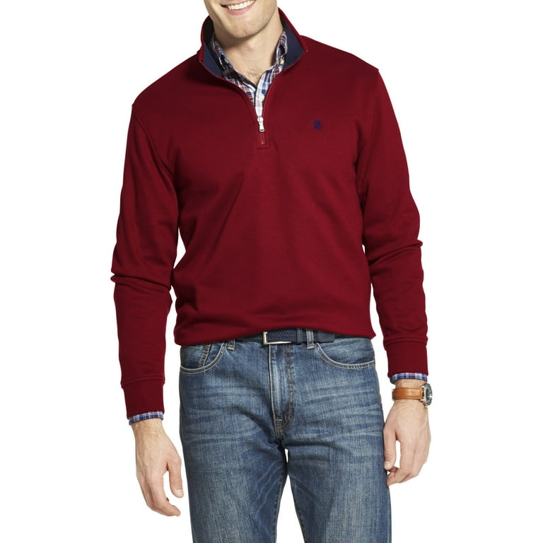 Izod zip hot sale up sweater