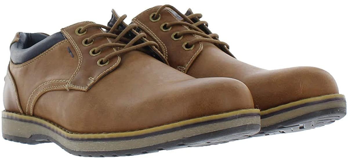 Izod Men's Casual Lace Up Shoe - Dark Tan Size 11.5
