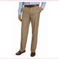 thumbnail image 1 of Izod Men's Performance stretch Comfort Flex waistband Dress Pants  42X29/Khaki, 1 of 1