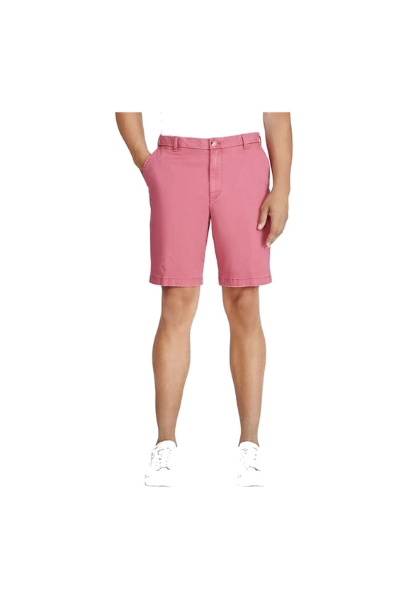 Men's Saltwater Flat Front 9.5" Short, Red, 38