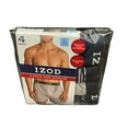 thumbnail image 1 of Izod Men's Soft Relaxed Fit Comfort Waistband Knit Boxers, 4 Pack, 1 of 2
