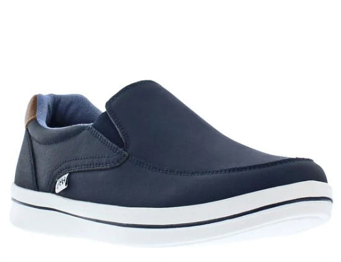 Izod Mens Barlow Sneaker Slip On Shoe Navy Blue - Sz 10 - Walmart.com