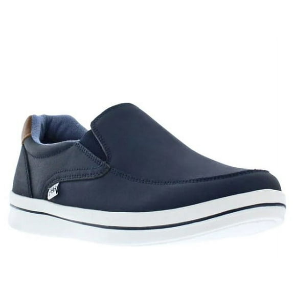 Izod Mens Barlow Sneaker Slip On Shoe Navy Blue - Sz 10