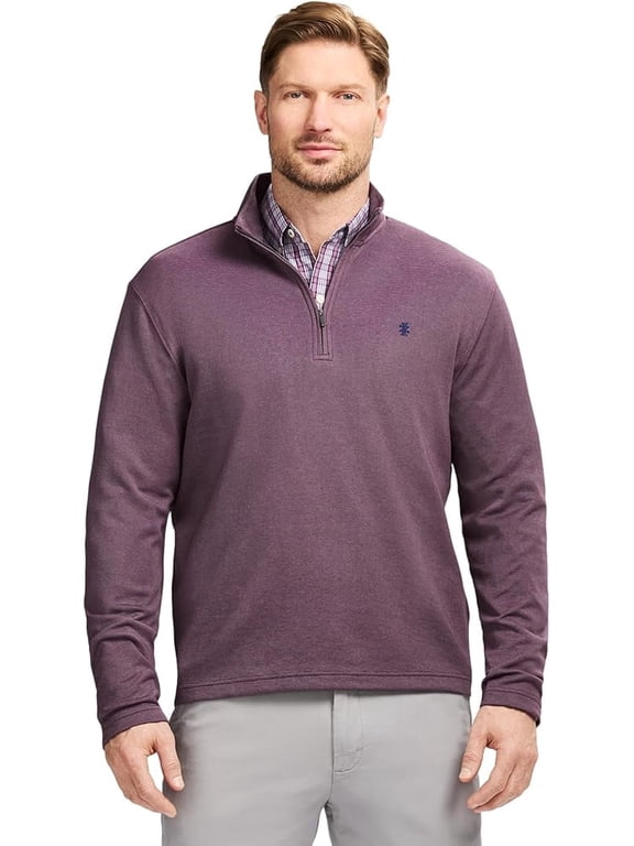 Mens Performance Comfort Quarter Zip Long Sleeve Shirt