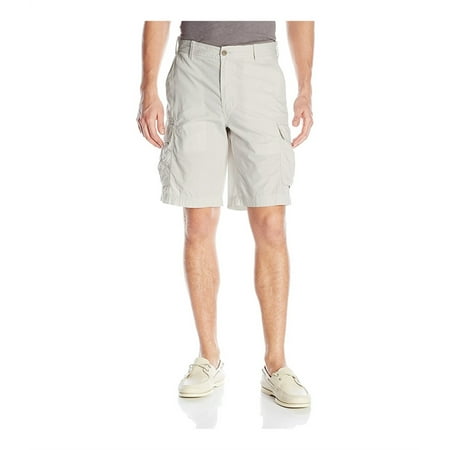 Izod Mens Poplin Casual Cargo Shorts