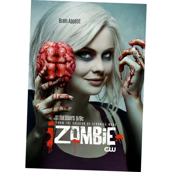 Izombie poster Metal Sign 8inx 12in Art Print on Metal 8x12 #642891 Square Adults AB Posters