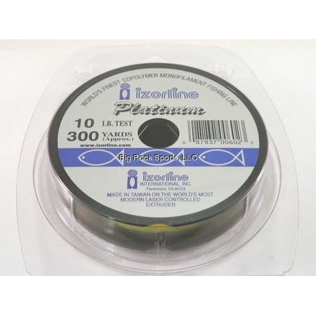 Izorline International Inc. Izorline "XXX Super Co-Polymer" Clear and Hi-Vis Yellow and Smoke