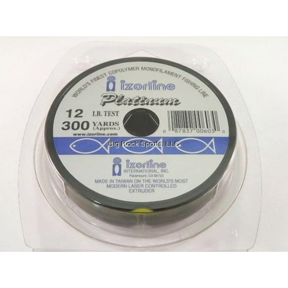 Izorline International Inc. Izorline "XXX Super Co-Polymer" Clear and Hi-Vis Yellow and Smoke