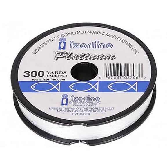 Izorline International Inc. Izorline "XXX Super Co-Polymer" Clear and Hi-Vis Yellow and Smoke