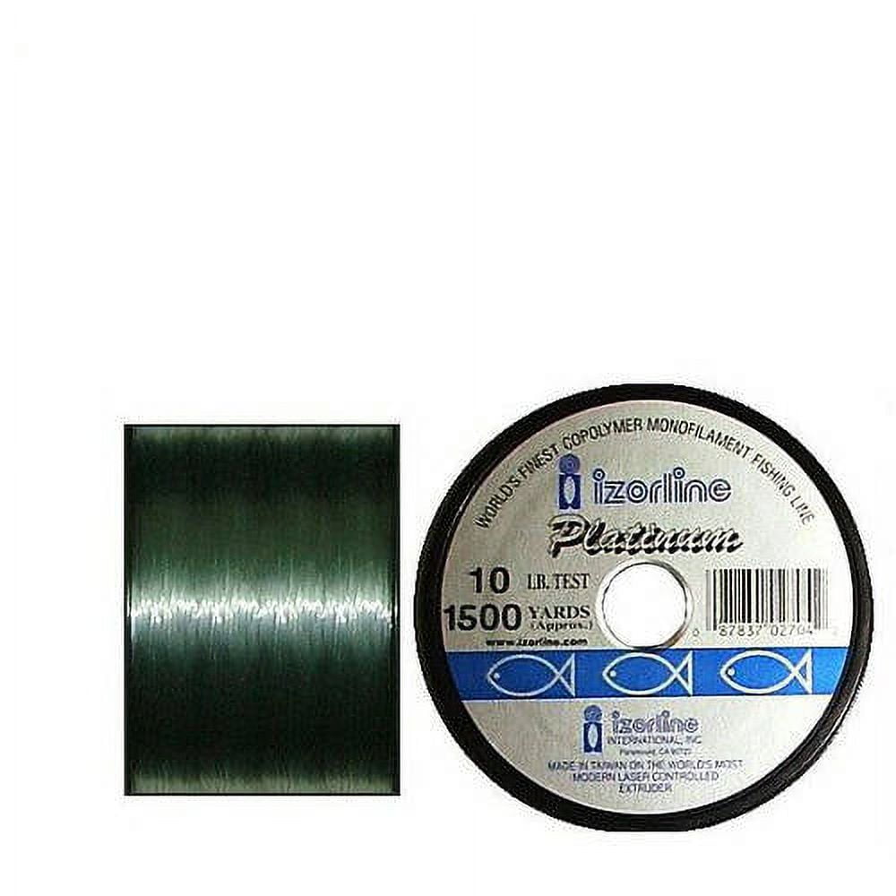 Izorline Platinum Green Premium Copolymer Monofilament 1/4lb Spool, #10 