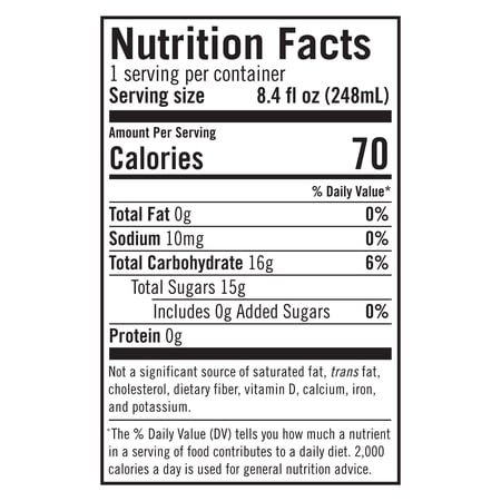 Izze Can Sparkling Juice Mango, 8.4 Fl Oz