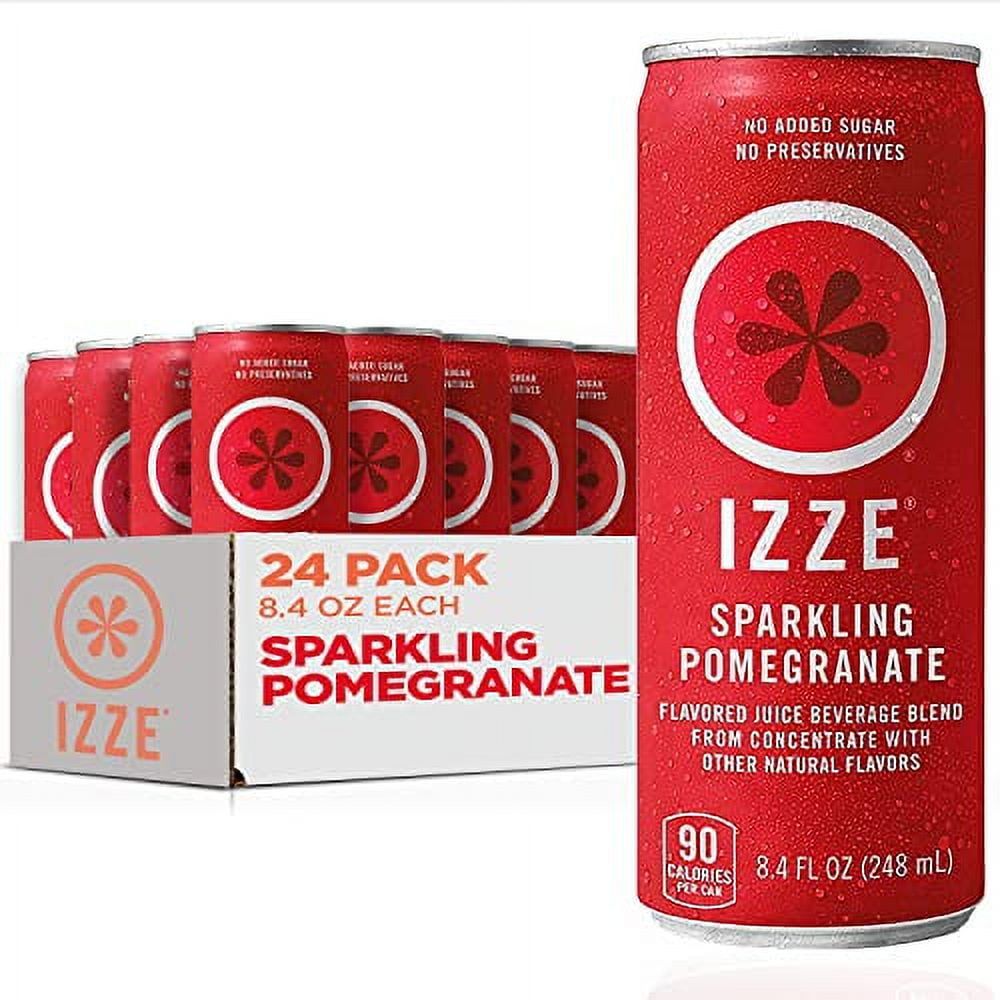Izze Sparkling Juice Pomegranate 8 4 Fl Oz Pack Of 24 Walmart izze-sparkling-juice-pomegranate-8-4-fl-oz-pack-of-24-walmart