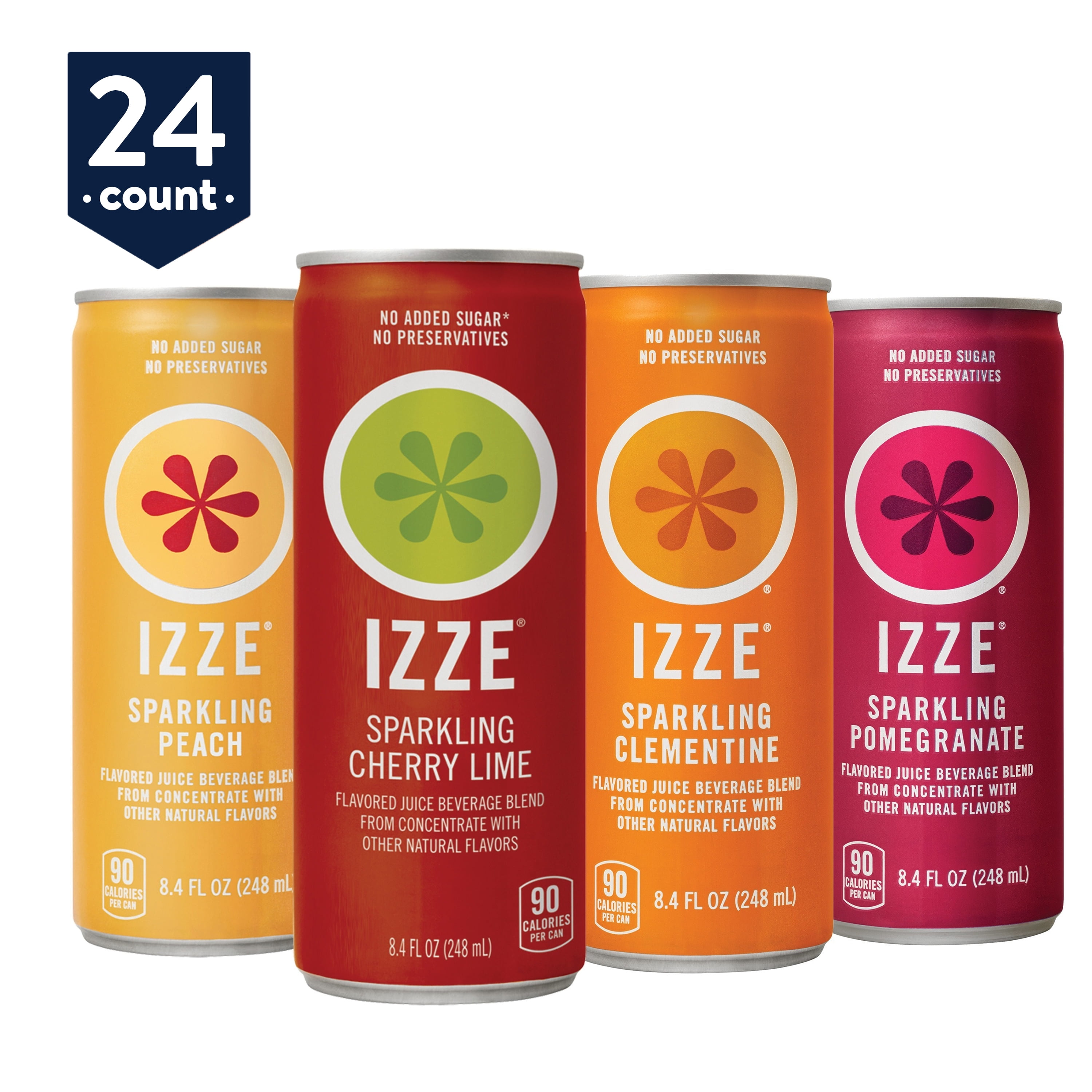 Izze Variety Pack 8.4oz Fluid Ounce 24 Pack Walmart