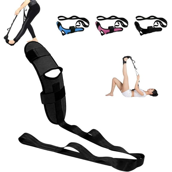 Izzila Stretching Strap with Loops and Detachable Foot, Foot and Calf Stretcher Stretching Strap, Leg Stretching Belt, For Body Flex Stretching, Improve Strength