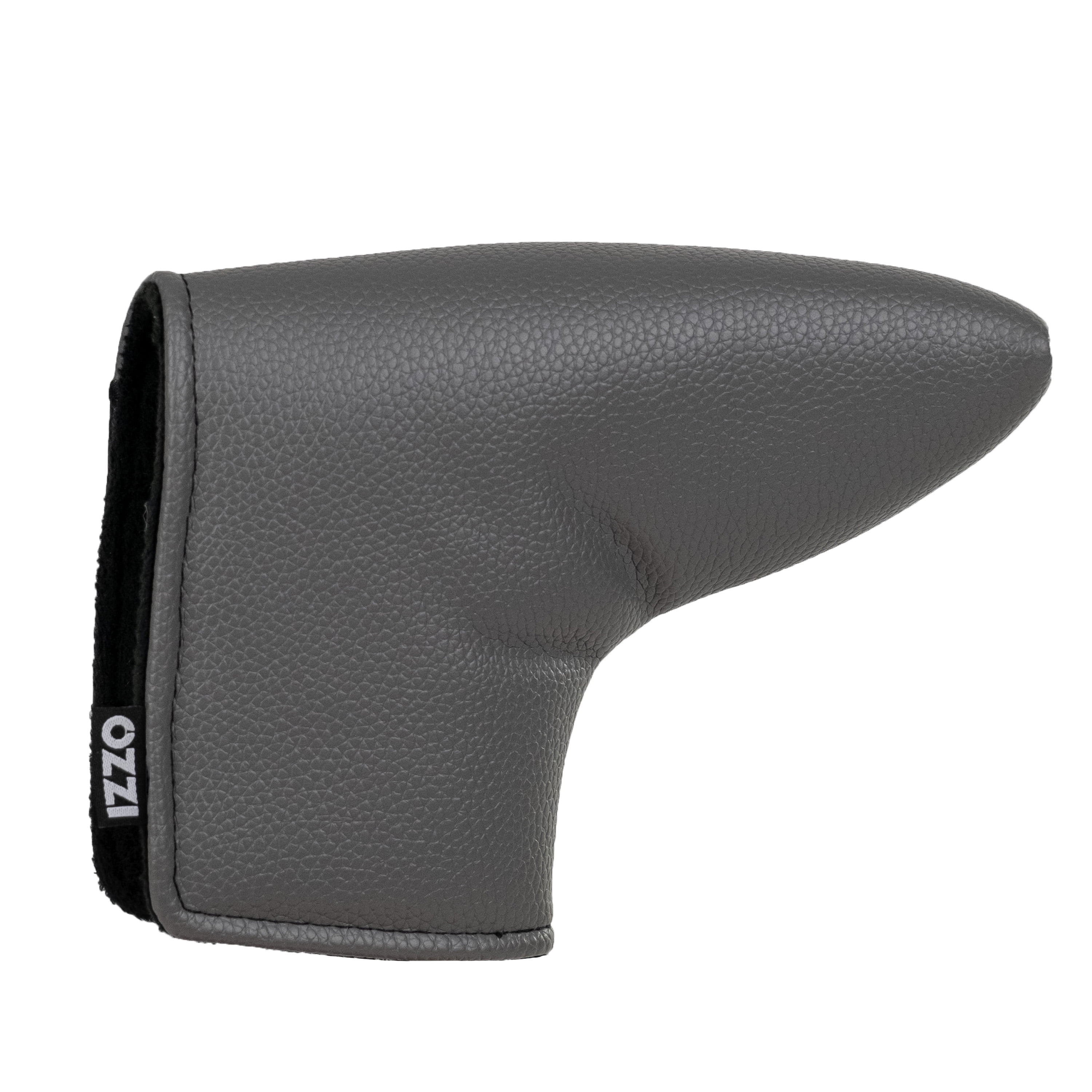 Izzo Golf Blade Putter Headcover, Gray/Black with Magnetic Closure