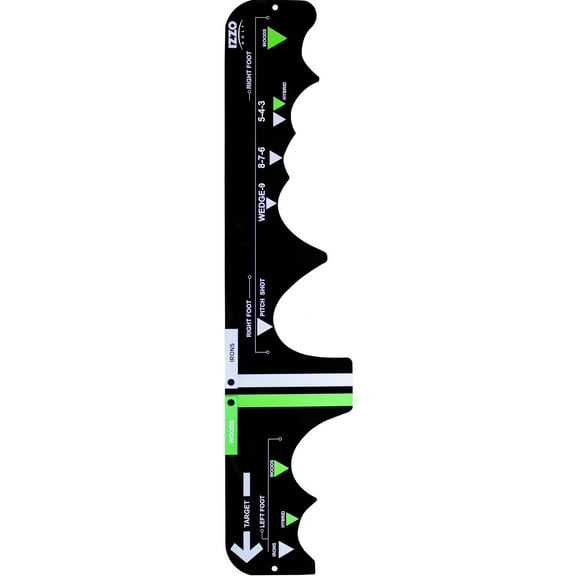 Izzo Golf Sure Stance Golf Ball Postion Trainer - Right Handed