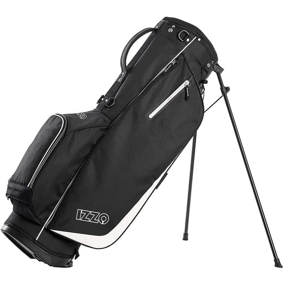 IZZO Golf Ultra-Lite Golf Stand Bag - Black, Only 3.2 lbs